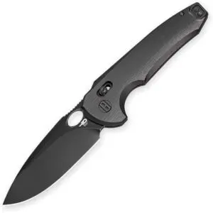 Bestech Noctar BG66 Folding Knife — 3.71" 14C28N Blade | OD Green & Black