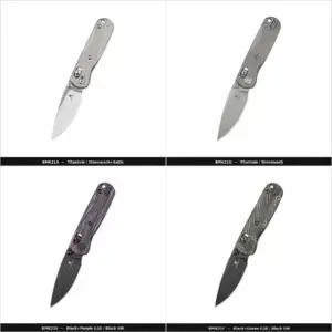 Bestechman Sprite BMK21 Folding Knife — 2.36″ M390 Blade | Titanium & G10 Handles | B-Lock