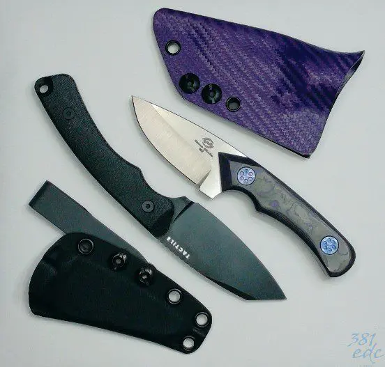 EDC gear guide to fixed blade knives — Tactile everyday carry fixed blades with Kydex sheaths at 381EDC