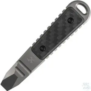 Kansept Kursor pry bar G015C4 blackwash titanium twill carbon fiber inlay