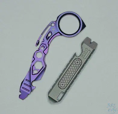 EDC gear guide to pry bars — Kansept titanium and Vosteed everyday carry pry bars at 381EDC