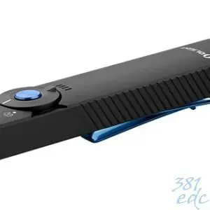 Olight Arkfeld Pro Flat EDC Flashlight – Black | 1300 Lumens, UV + Green Laser