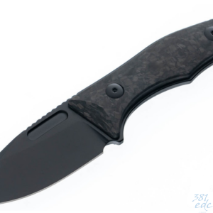 Griffin Company Scout 2.5 fixed blade carbon fiber handle with black DLC MagnaCut blade