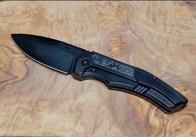 Griffin Company Scout F3.5 open and closed — full size EDC folder