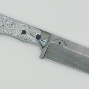 Fire Creek Forge Buckthorn Wharncliffe 52100 high carbon fixed blade knife