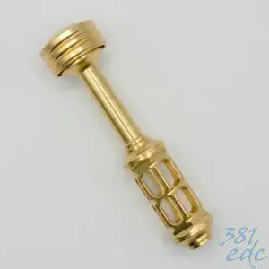 Griffin Phoenix bit driver in brass with satin finish
