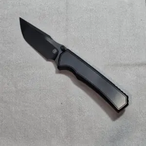 Chaves Knives x Sam Tran Arison Street Integral knife in black satin PVD titanium