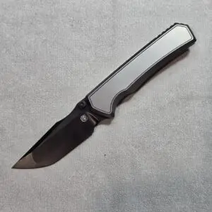 Chaves Knives x Sam Tran Arison Street Integral knife in bright stonewash titanium