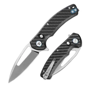 DREAMTECH Knife - Carbon Fiber Handle D2 Blade Axis Lock D3444CF