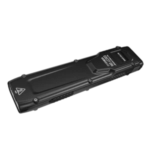 Black rectangular electronic device with buttons and screen.