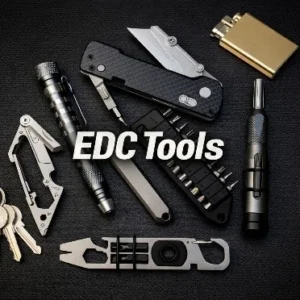EDC tools including bit drivers pens and keychain accessories