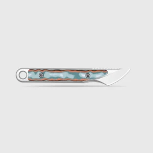 Kizer Cannoli | Kizer Fixed Blade | Vortex Pattern Micarta | AUS-10 | 1089A1