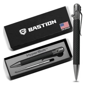 Bastion Carbon Fiber and Stainless Steel - Bolt Action Pen
