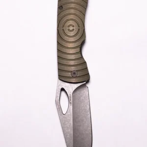 McNees Knives Dixon - 3.75" Magnacut blade, Shockwave (BRNZ-A) handle