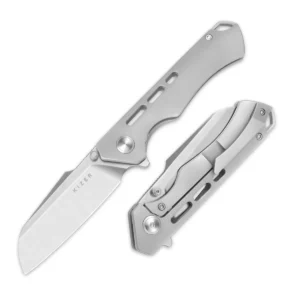 Kizer Crest | S35VN | Titanium | Gecko Customz | Ki3714A1