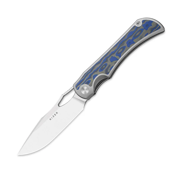 Kizer Allure | Balanced Form | S45VN | Micarta With Vortex Pattern | Ki4763LDA1