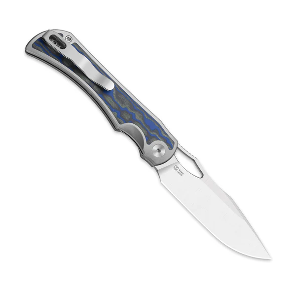 Kizer Allure | Balanced Form | S45VN | Micarta With Vortex Pattern | Ki4763LDA1