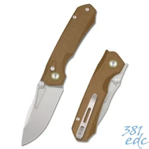 Remette Rhino 14C28N Brown Micarta MC26A