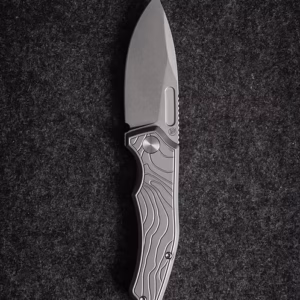 Griffin Company Scout F3 titanium milled topo MagnaCut folding knife